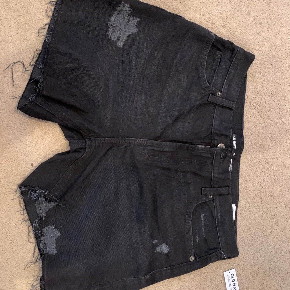 High Rise Slouchy Straight Shorts
